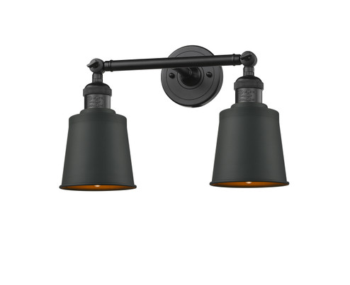 Franklin Restoration LED Bath Vanity in Matte Black (405|208L-BK-M9-BK)