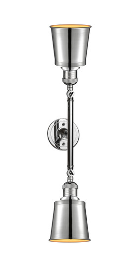 Franklin Restoration LED Bath Vanity in Polished Chrome (405|208L-PC-M9-PC) Franklin Restoration LED Bath Vanity in Polished Chrome (405|208L-PC-M9-PC)