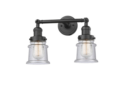 Franklin Restoration Two Light Bath Vanity in Oil Rubbed Bronze (405|208-OB-G184S)