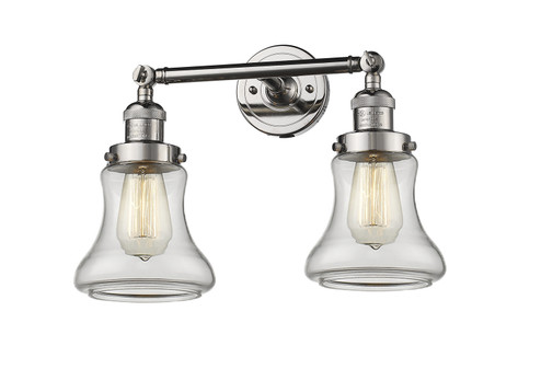 Franklin Restoration Two Light Bath Vanity in Polished Nickel (405|208-PN-G192)