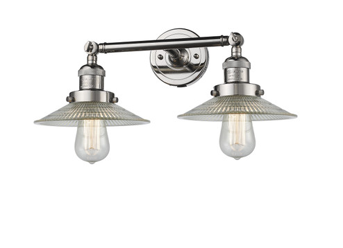 Franklin Restoration Two Light Bath Vanity in Polished Nickel (405|208-PN-G2)