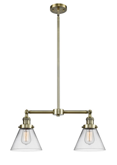 Franklin Restoration LED Island Pendant in Antique Brass (405|209-AB-G42-LED)
