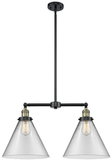 Franklin Restoration LED Island Pendant in Black Antique Brass (405|209-BAB-G42-L-LED)