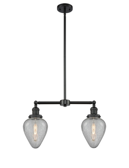 Franklin Restoration LED Island Pendant in Matte Black (405|209-BK-G165-LED)