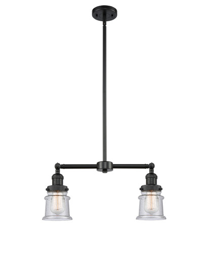 Franklin Restoration LED Island Pendant in Matte Black (405|209-BK-G184S-LED)