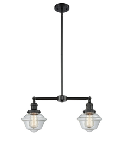 Franklin Restoration LED Island Pendant in Matte Black (405|209-BK-G532-LED)