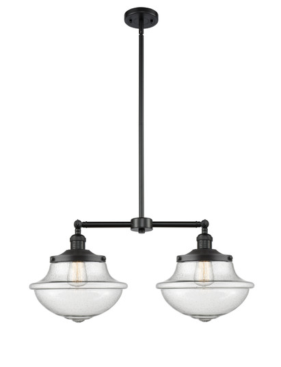 Franklin Restoration LED Island Pendant in Matte Black (405|209-BK-G544-LED)