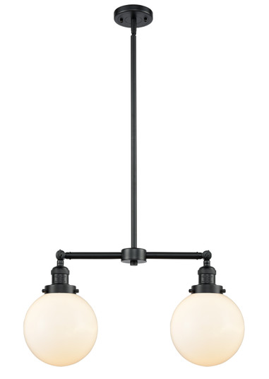 Franklin Restoration LED Island Pendant in Oil Rubbed Bronze (405|209-OB-G201-8-LED)