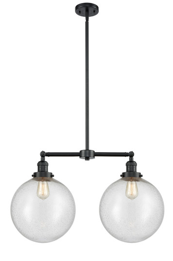 Franklin Restoration LED Island Pendant in Oil Rubbed Bronze (405|209-OB-G204-12-LED)