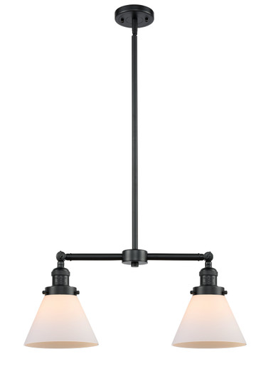 Franklin Restoration Two Light Island Pendant in Oil Rubbed Bronze (405|209-OB-G41)