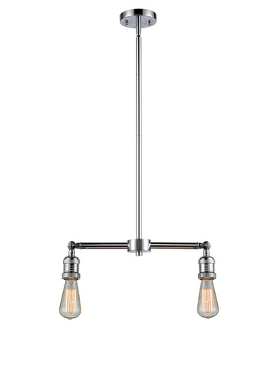 Franklin Restoration Two Light Island Pendant in Polished Chrome (405|209-PC)