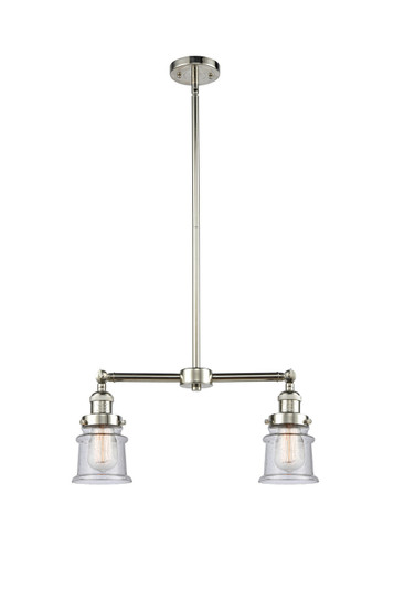 Franklin Restoration LED Island Pendant in Polished Nickel (405|209-PN-G184S-LED)