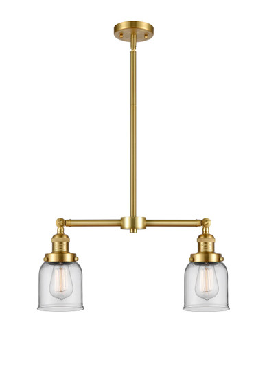 Franklin Restoration LED Island Pendant in Satin Gold (405|209-SG-G52-LED)