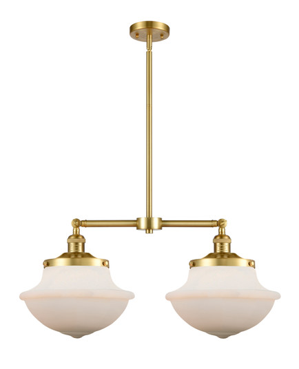 Franklin Restoration LED Island Pendant in Satin Gold (405|209-SG-G541-LED)