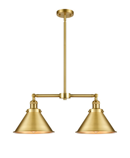 Franklin Restoration LED Island Pendant in Satin Gold (405|209-SG-M10-SG-LED)
