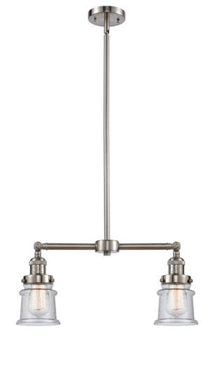 Franklin Restoration LED Island Pendant in Brushed Satin Nickel (405|209-SN-G184S-LED)