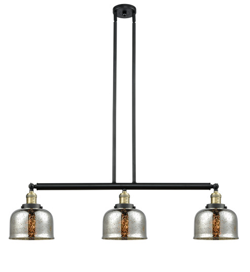 Franklin Restoration Three Light Island Pendant in Black Antique Brass (405|213-BAB-G78)