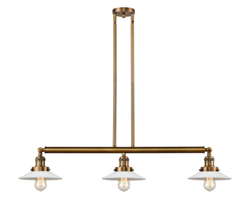 Franklin Restoration LED Island Pendant in Brushed Brass (405|213-BB-G1) Franklin Restoration LED Island Pendant in Brushed Brass (405|213-BB-G1)