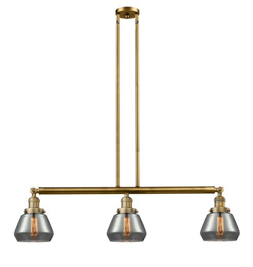 Franklin Restoration LED Island Pendant in Brushed Brass (405|213-BB-G173-LED)