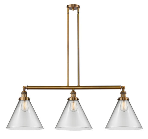 Franklin Restoration LED Island Pendant in Brushed Brass (405|213-BB-G42-L)