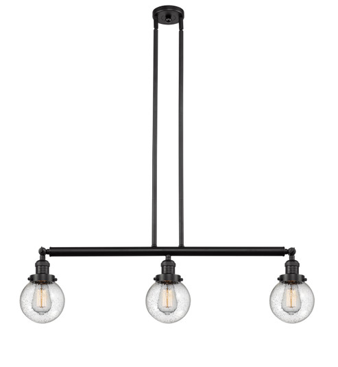Franklin Restoration LED Island Pendant in Oil Rubbed Bronze (405|213-OB-G204-6-LED)