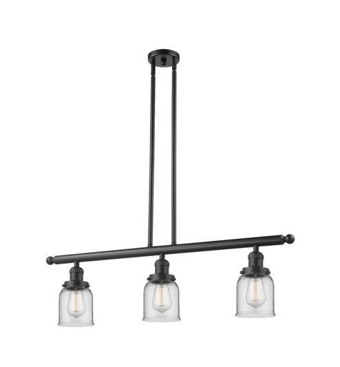 Franklin Restoration Three Light Island Pendant in Oil Rubbed Bronze (405|213-OB-G52)