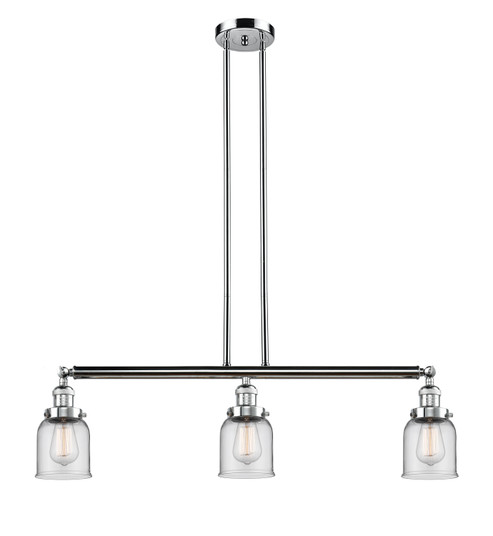 Franklin Restoration Three Light Island Pendant in Polished Chrome (405|213-PC-G52)