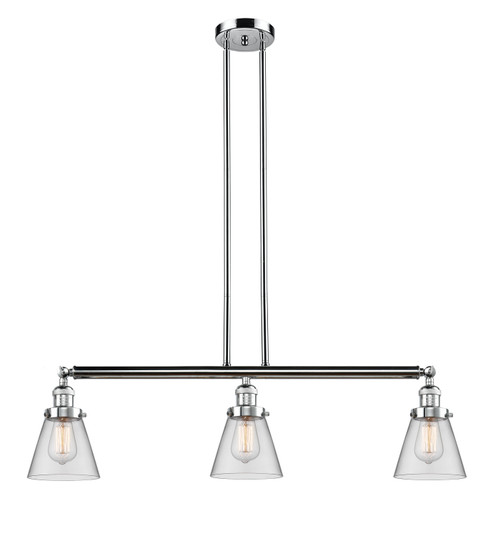 Franklin Restoration Three Light Island Pendant in Polished Chrome (405|213-PC-G62) Franklin Restoration Three Light Island Pendant in Polished Chrome (405|213-PC-G62)