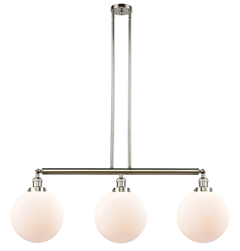 Franklin Restoration LED Island Pendant in Polished Nickel (405|213-PN-G201-10-LED)