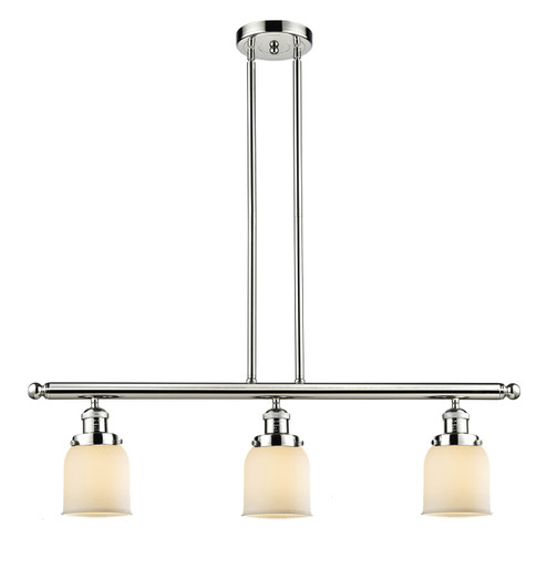 Franklin Restoration Three Light Island Pendant in Polished Nickel (405|213-PN-G51)