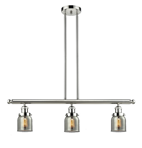 Franklin Restoration Three Light Island Pendant in Polished Nickel (405|213-PN-G53)