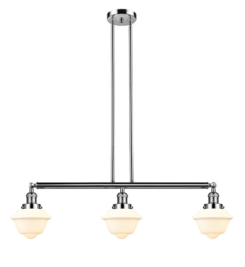 Franklin Restoration Three Light Island Pendant in Polished Nickel (405|213-PN-G531)