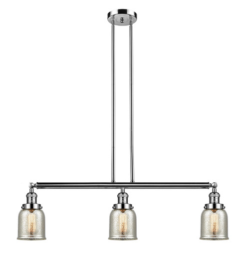 Franklin Restoration Three Light Island Pendant in Polished Nickel (405|213-PN-G58)