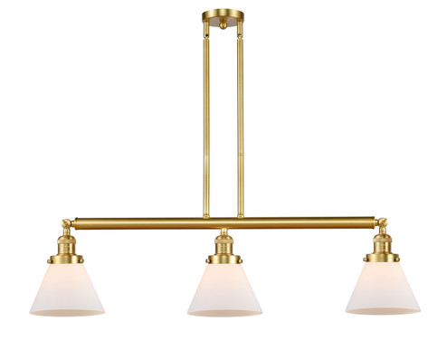 Franklin Restoration LED Island Pendant in Satin Gold (405|213-SG-G41-LED)