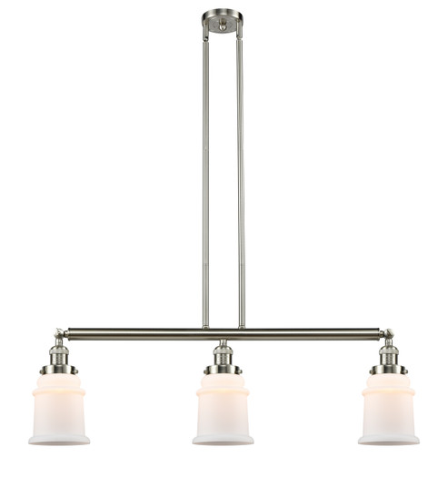 Franklin Restoration LED Island Pendant in Brushed Satin Nickel (405|213-SN-G181-LED)