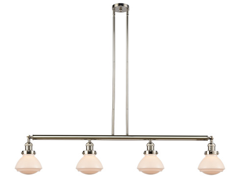 Franklin Restoration Four Light Island Pendant in Polished Nickel (405|214-PN-G321)