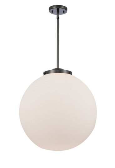 Franklin Restoration One Light Pendant in Matte Black (405|221-1S-BK-G201-18)
