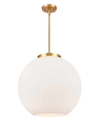 Ballston One Light Pendant in Satin Gold (405|221-1S-SG-G121-18)