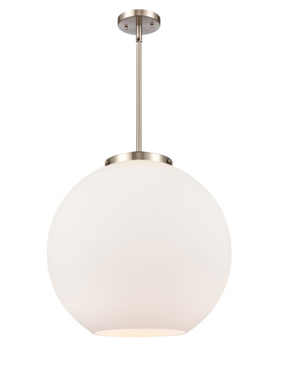 Essex One Light Pendant in Brushed Satin Nickel (405|221-1S-SN-G121-18)