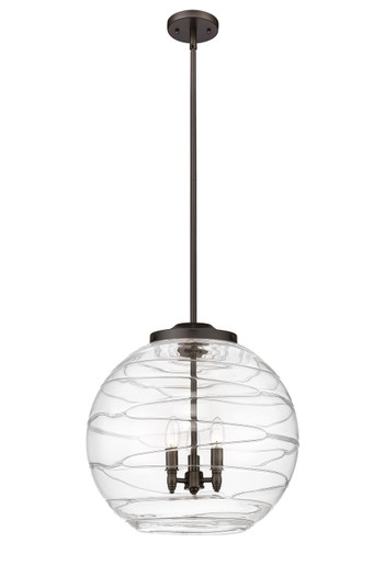 Ballston Three Light Pendant in Oil Rubbed Bronze (405|221-3S-OB-G1213-18)