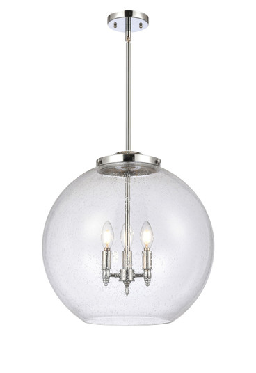 Ballston Three Light Pendant in Polished Chrome (405|221-3S-PC-G124-18)