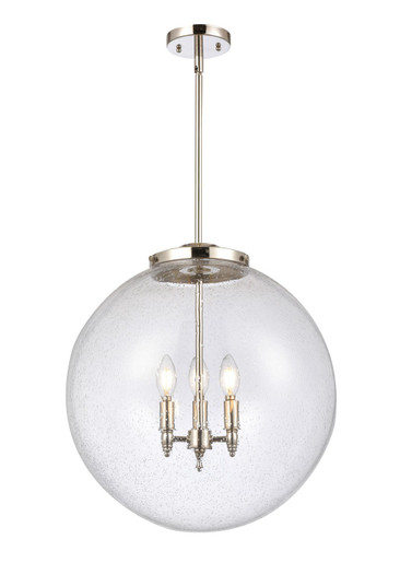 Franklin Restoration LED Pendant in Polished Nickel (405|221-3S-PN-G204-18-LED)