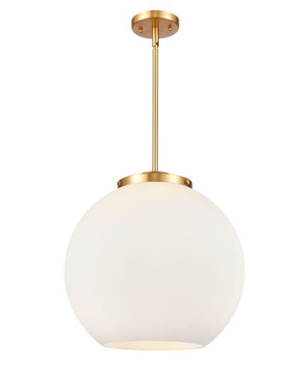 Essex Three Light Pendant in Satin Gold (405|221-3S-SG-G121-16)