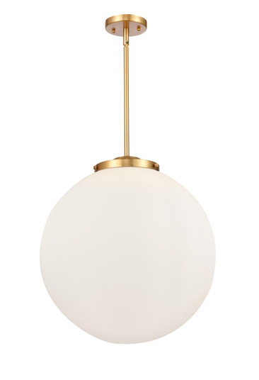 Franklin Restoration LED Pendant in Satin Gold (405|221-3S-SG-G201-18-LED)