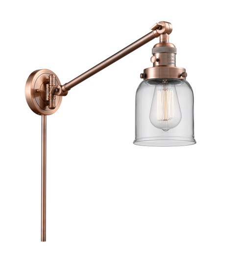 Franklin Restoration One Light Swing Arm in Antique Copper (405|237-AC-G52)