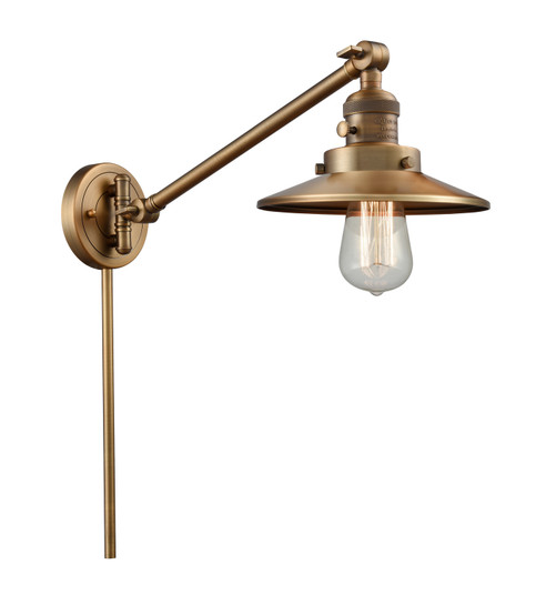 Franklin Restoration One Light Swing Arm Lamp in Brushed Brass (405|237-BB-M4-BB)