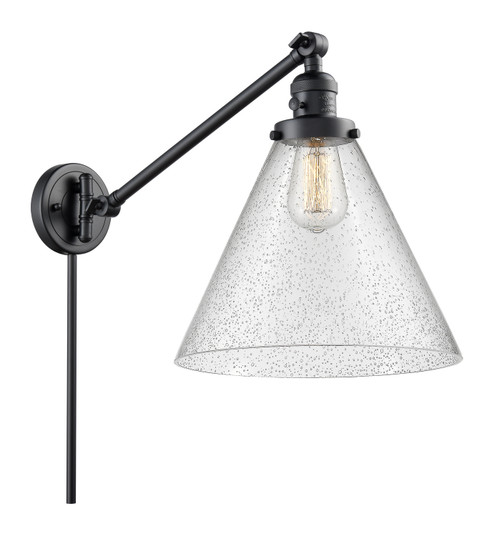 Franklin Restoration LED Swing Arm Lamp in Matte Black (405|237-BK-G44-L-LED)