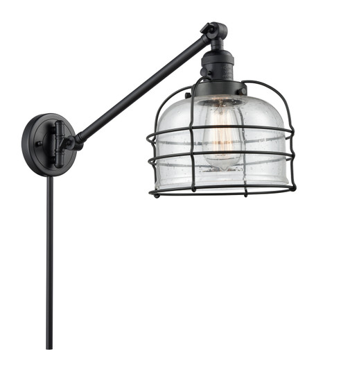 Franklin Restoration LED Swing Arm Lamp in Matte Black (405|237-BK-G74-CE-LED)