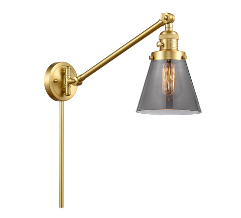 Franklin Restoration One Light Swing Arm Lamp in Satin Gold (405|237-SG-G63)
