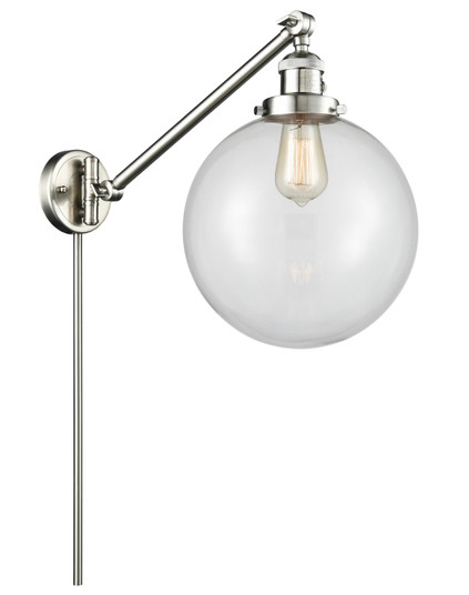 Franklin Restoration LED Swing Arm Lamp in Brushed Satin Nickel (405|237-SN-G202-10-LED)